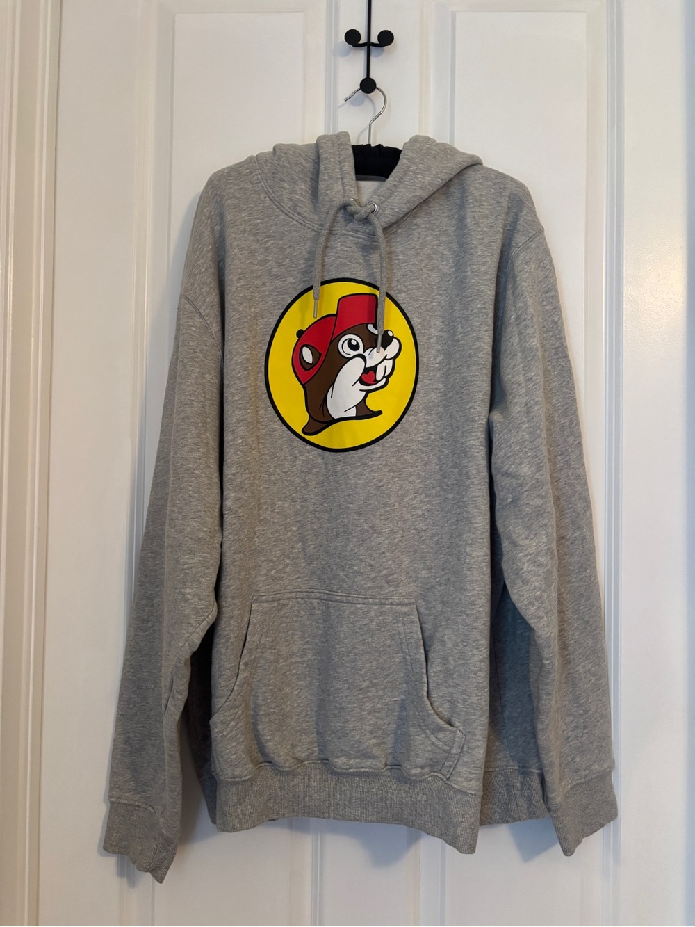 Buc-ee’s - Unisex Gray Hoodie with Colorful Buc-ee's Logo. Size 2X. Cotton Blend